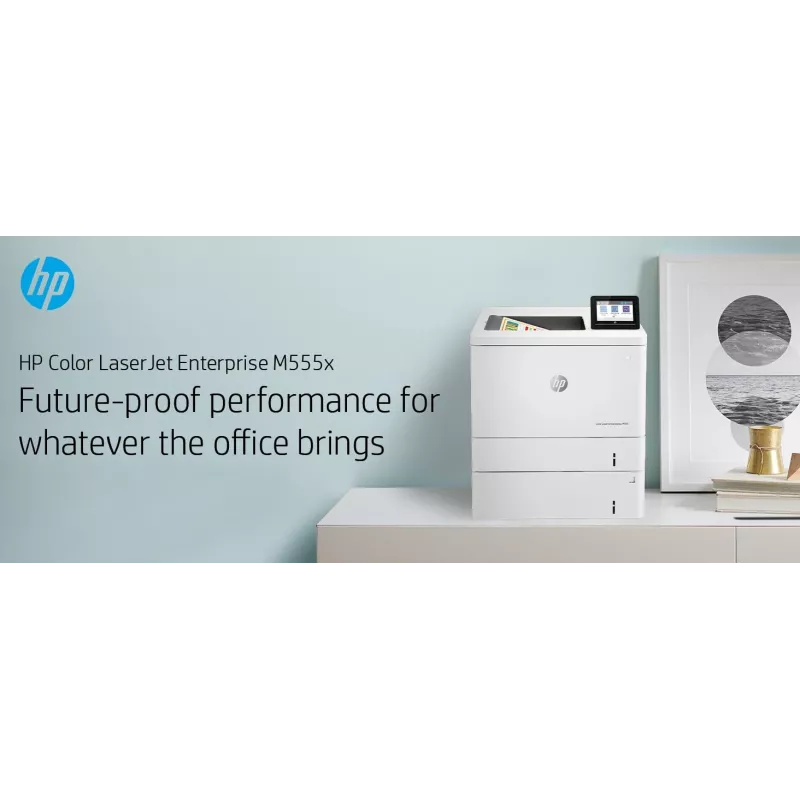HP Color LaserJet Enterprise M555x spalvotas lazerinis spausdintuvas, A4, 38 ppm, dvipusis spausdinimas
