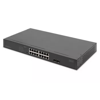 Nevaldomas jungiklis Digitus DN-95347-2 16 prievadų Gigabit Ethernet 1U