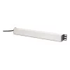DIGITUS PDU - 1U aliumininis stovo maitinimo skirstytuvas 7x saugos + 1x lizdas 16A 4000W 250VAC 50/60Hz su apsauga nuo perkrovos