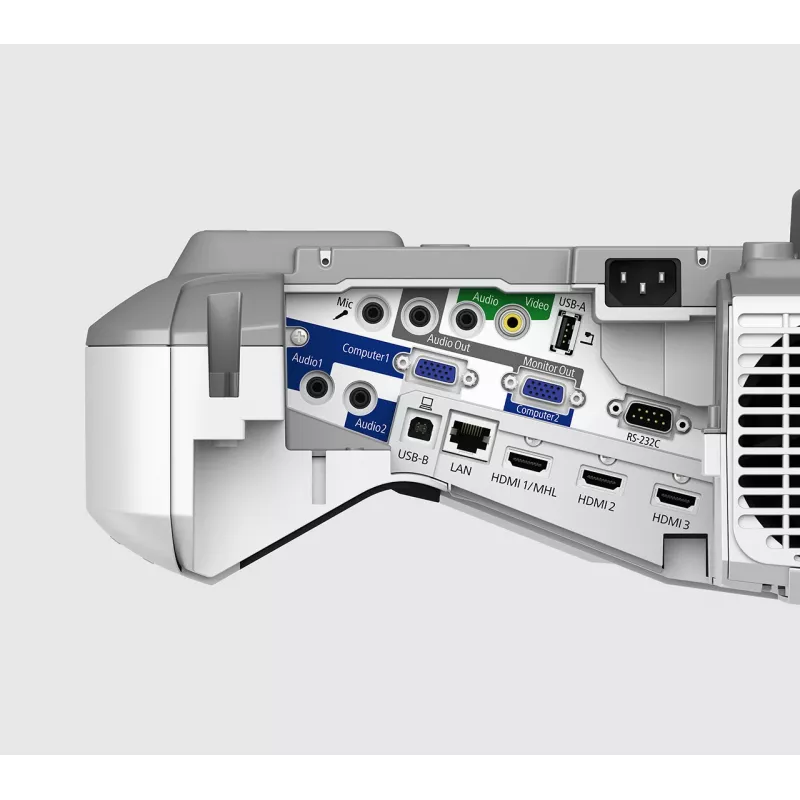 Projektorius Epson EB-685W itin trumpo fokusavimo, 3500 ANSI liumenų, 3LCD, WXGA (1280x800), baltas/pilka