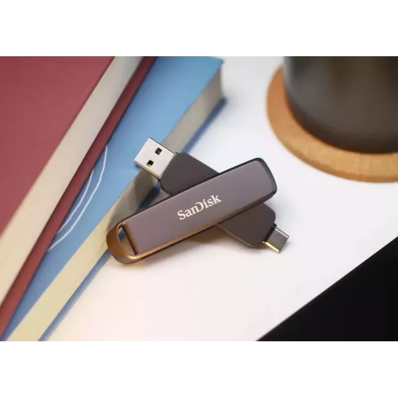 WESTERN DIGITAL Sandisk Extreme Pro Dual Drive - 1TB USB atmintinė - metalinis korpusas 1000/900 MB/s