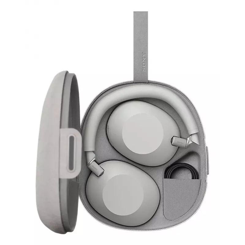 Sony WH-1000XM6 Ausinės – belaidės ir laidinės, pilkos, Bluetooth, USB-C