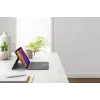 LOGITECH Folio Touch klaviatūros dėklas su apšvietimu ir jutikliniu kilimėliu, Oksfordo pilka, skirta iPad Air (4 kartos) vokiška QWERTZ