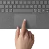 LOGITECH Folio Touch klaviatūros dėklas su apšvietimu ir jutikliniu kilimėliu, Oksfordo pilka, skirta iPad Air (4 kartos) vokiška QWERTZ