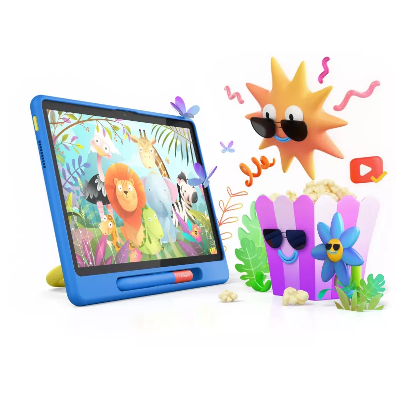 Planšetinis kompiuteris Lenovo Tab 10,1 colių, 64 GB, 4 GB RAM, Wi-Fi 5, Android 14, Pilka