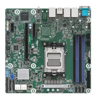 Motininė plokštė ASRock B650D4U Micro ATX Server AMD B650 Express Socket AM5 DDR5, 4x DIMM, 32 GB, 2x LAN, IPMI, 4x SATA III, M.2