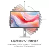 ALOGIC Clarity Pro 27 colių 4K UHD monitorius su 65W PD ir tinklo kamera