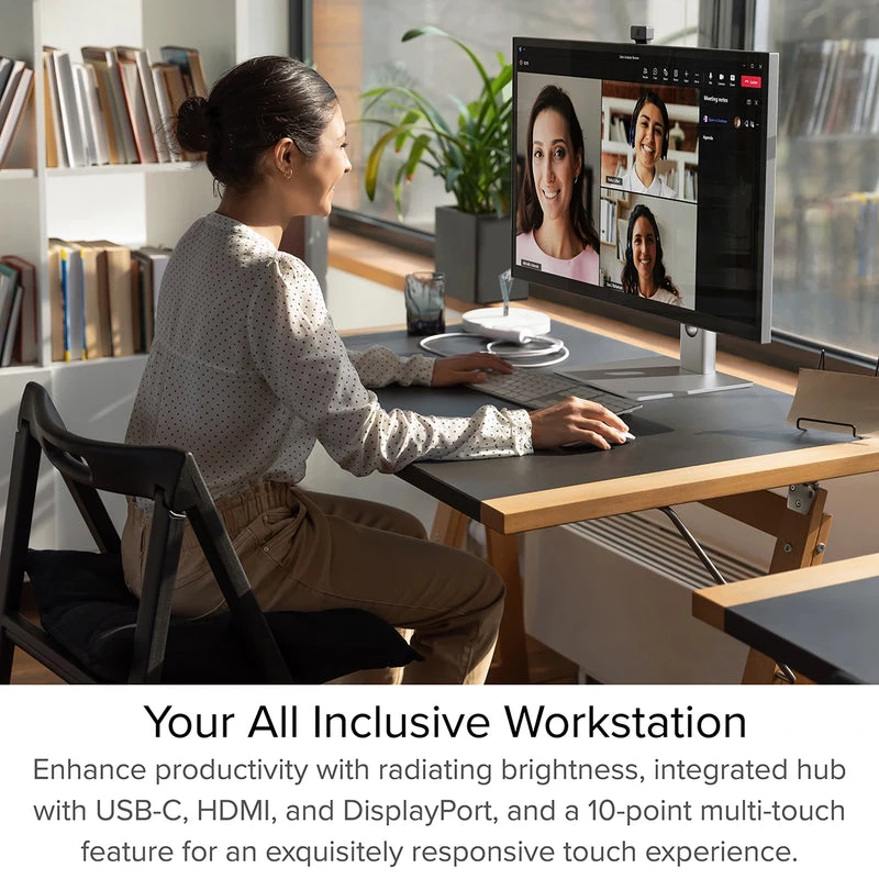 ALOGIC Clarity Pro 27 colių 4K UHD monitorius su 65W PD ir tinklo kamera