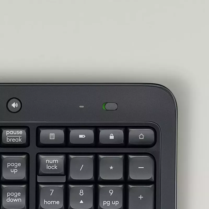 LOGITECH MK540 Advanced belgiškas AZERTY belaidis klaviatūros ir pelės rinkinys