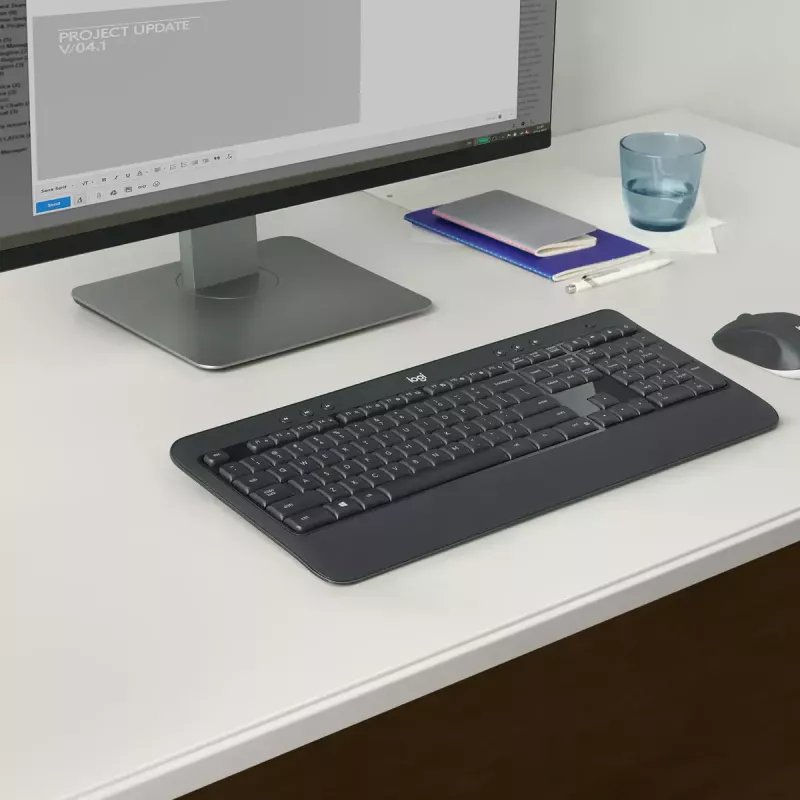 LOGITECH MK540 Advanced belgiškas AZERTY belaidis klaviatūros ir pelės rinkinys