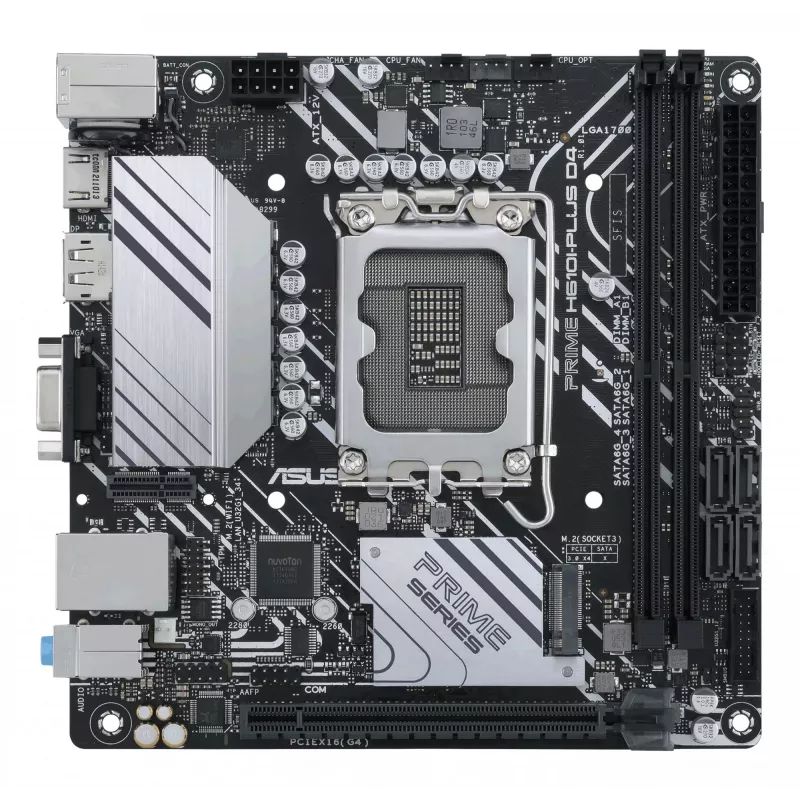 Motininė plokštė ASUS PRIME H610I-PLUS D4-CSM Intel H610 LGA 1700 mini ITX