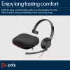 HP Poly Blackwire 5210 monauralinė ausinė su USB-C jungtimi, 3,5 mm lizdu ir USB-C/A adapteriu (Bulk)