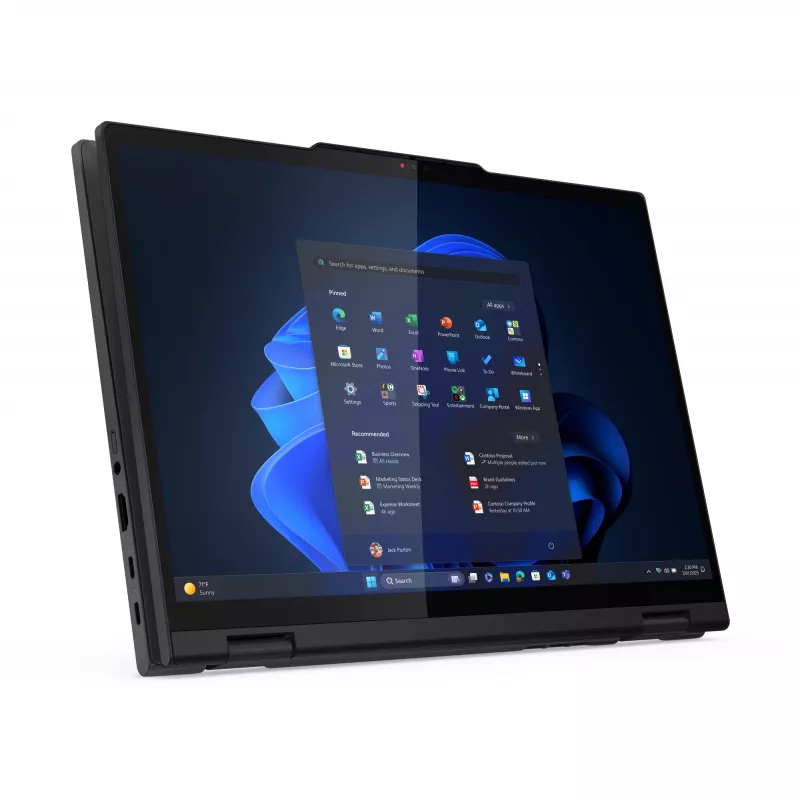 Lenovo ThinkPad T14s 2-in-1 Gen 1 Intel Core Ultra 7 255U hibridinis (2-in-1) 35,6 cm (14 colių) jutiklinis WUXGA 32 GB LPDDR5x-SDRAM 1 TB SSD Wi-Fi 7 (802.11be) Windows 11 Pro juoda