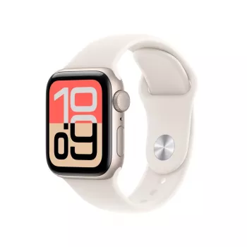 APPLE Watch SE 3 GPS 40 mm Starlight aliuminio korpusas su sportine juostele M/L - Starlight