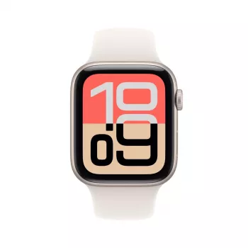 APPLE Watch SE 3 GPS + Cellular 44 mm starlight aliuminio korpusas su Starlight Sport dirželiu M/L