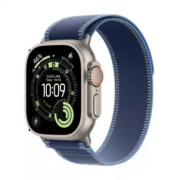 APPLE Watch Ultra 3 (2025) LTE 49mm Titano korpusas su Trail Loop S/M dirželiu – Mėlyna
