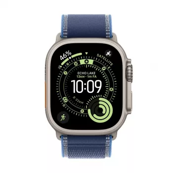 APPLE Watch Ultra 3 (2025) LTE 49 mm Titanium korpusas su Trail Loop M/L dirželiu – Mėlyna