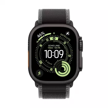 APPLE Watch Ultra 3 (2025) LTE 49 mm Titanium Dėklas su Trail Loop S/M – Juodas/tamsiai pilkas