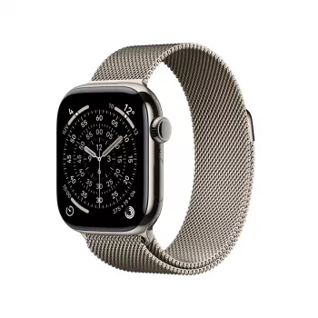 APPLE Watch Series 11 GPS + Cellular 42 mm natūralaus titano korpusas su natūralia Milano kilpa