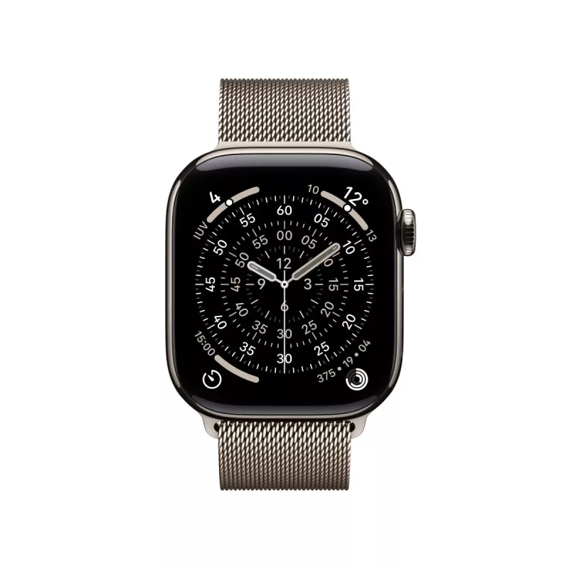 APPLE Watch Series 11 GPS + Cellular 42 mm natūralaus titano korpusas su natūralia Milano kilpa