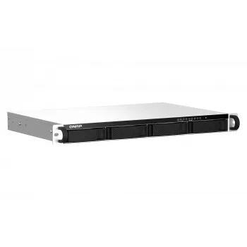 QNAP TS-464eU NAS stelažinis (1U) Intel® Celeron® N5095 8 GB DDR4 0 TB QNAP Turbo System aliuminis, juodas