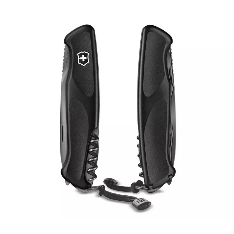 Victorinox Ranger Grip 55 0.9563.C31P kišeninis peilis, daugiafunkcis įrankis, 12 funkcijų, 130 mm, Onyx Black