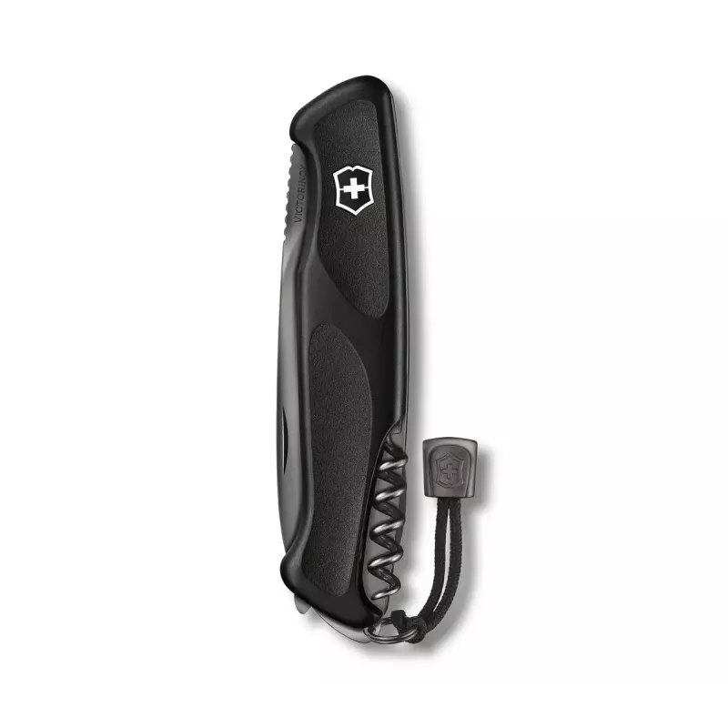 Victorinox Ranger Grip 55 0.9563.C31P kišeninis peilis, daugiafunkcis įrankis, 12 funkcijų, 130 mm, Onyx Black