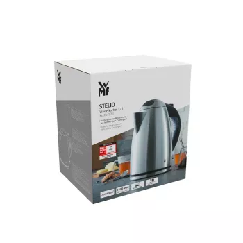 WMF Stelio 0413020012 elektrinis virdulys 1,7 L 2400 W juodos spalvos, nerūdijantis plienas