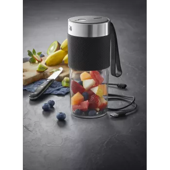 WMF KITCHENminis 0416700011 0,3 L stacionarus maišytuvas 50 W juodas, nerūdijantis plienas, permatomas