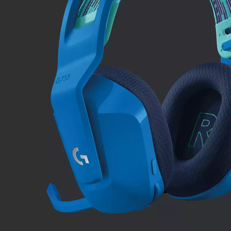 Ausinės Logitech G G733 LIGHTSPEED belaidės RGB žaidimų ausinės