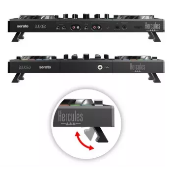 Hercules Inpulse 500 DJ valdiklis su DVS sistema, juodas