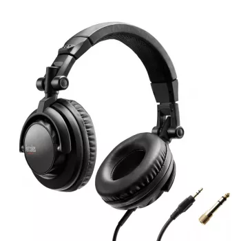 Hercules HDP DJ45 ausinės laidinės, lankstaus dizaino, juodos spalvos