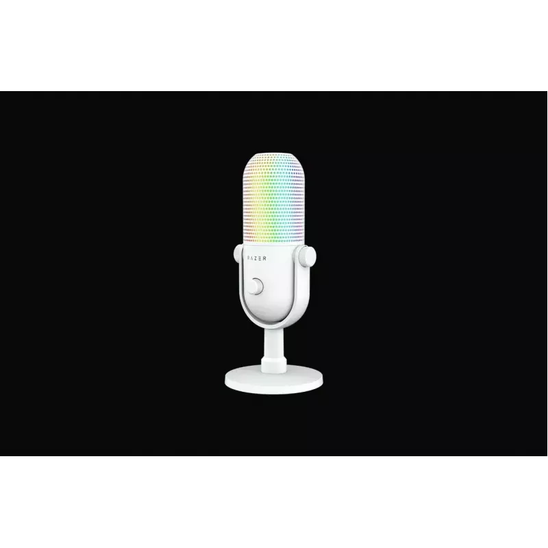 Stalinis mikrofonas PC Razer Seiren V3 Chroma White