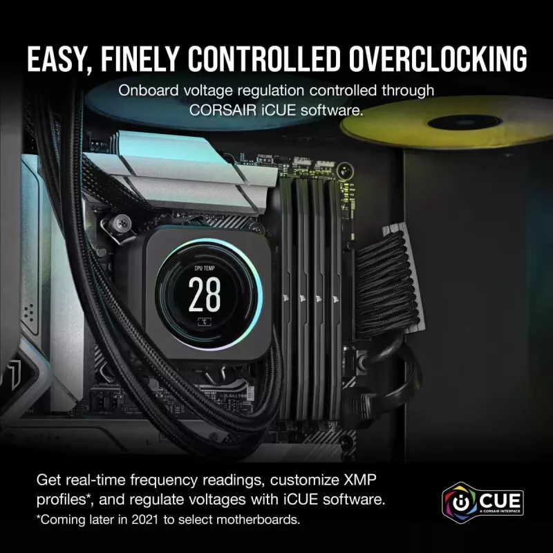 CORSAIR Vengeance 32GB (2x16GB) DDR5 6400MHz CL36 atminties rinkinys - juodas