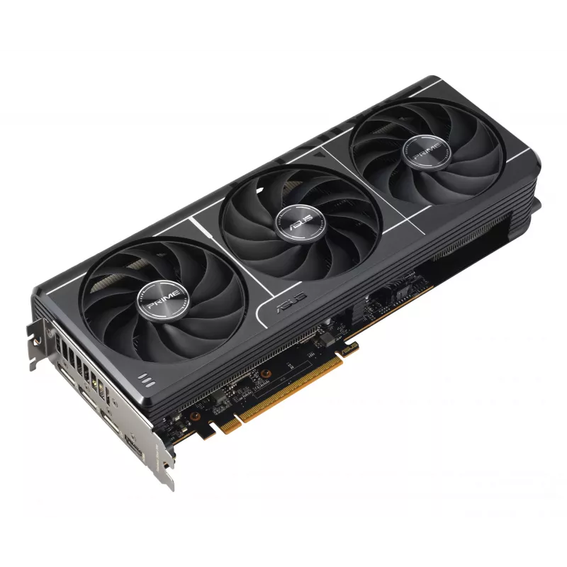 Vaizdo plokštė ASUS Radeon RX 9070 16 GB GDDR6 PCIe 5.0 256 bitų, 3 ventiliatorių aušinimas