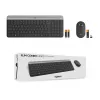 Logitech MK470 belaidė klaviatūra ir pelė, grafito spalvos, QWERTY US, USB