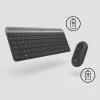 Logitech MK470 belaidė klaviatūra ir pelė, grafito spalvos, QWERTY US, USB