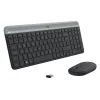 Logitech MK470 belaidė klaviatūra ir pelė, grafito spalvos, QWERTY US, USB