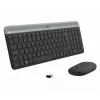 Logitech MK470 belaidė klaviatūra ir pelė, grafito spalvos, QWERTY US, USB