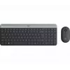 Logitech MK470 belaidė klaviatūra ir pelė, grafito spalvos, QWERTY US, USB