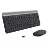Logitech MK470 belaidė klaviatūra ir pelė, grafito spalvos, QWERTY US, USB