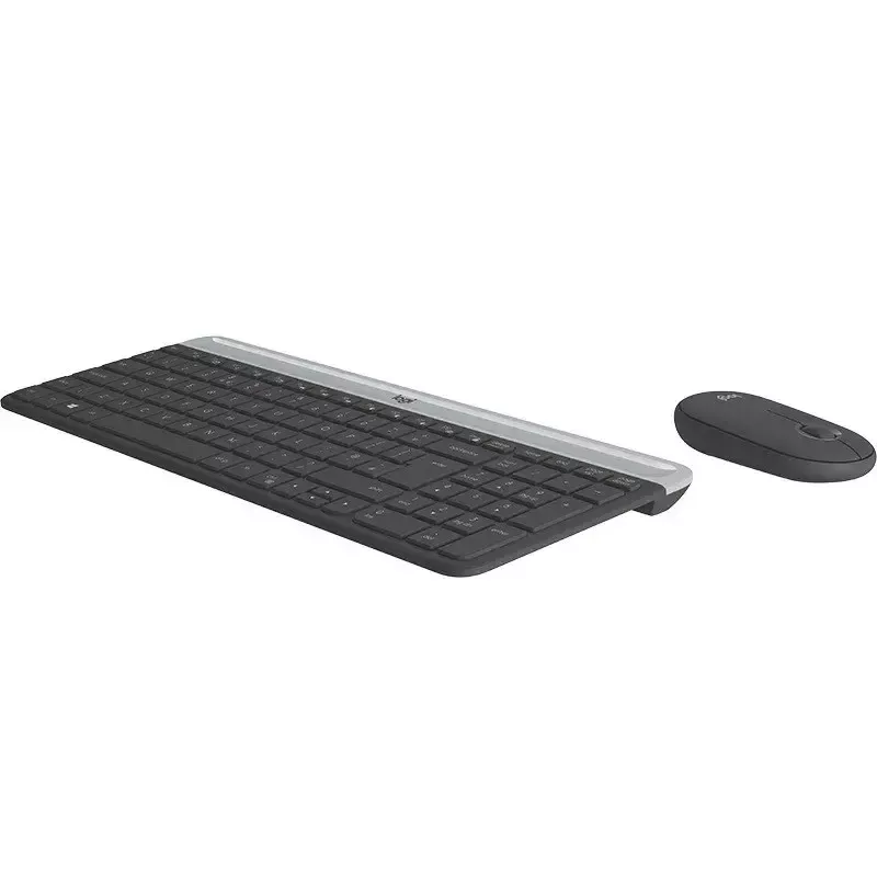 Logitech MK470 belaidė klaviatūra ir pelė, grafito spalvos, QWERTY US, USB