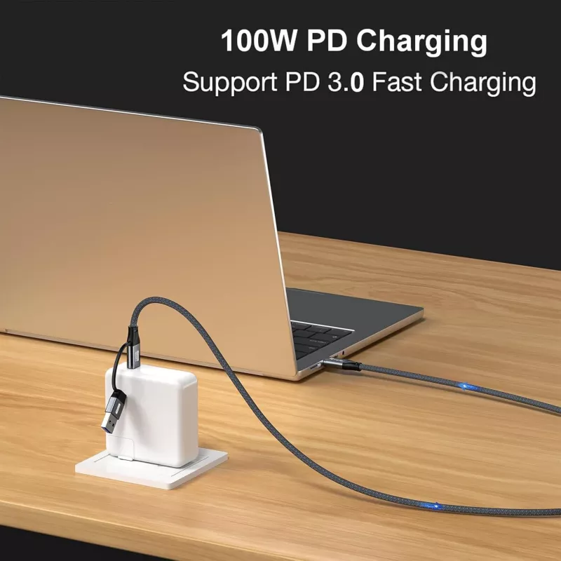 Equip 128432 USB laidas USB 3.2 Gen 2x2 2 m USB A/USB C USB C juodas