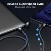 Equip 128432 USB laidas USB 3.2 Gen 2x2 2 m USB A/USB C USB C juodas