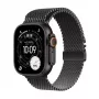 Išmanusis laikrodis Apple Watch Ultra 3 GPS + Cellular 49mm juodas titano korpusas su juodu titano Milano apyranke (vidutinė)