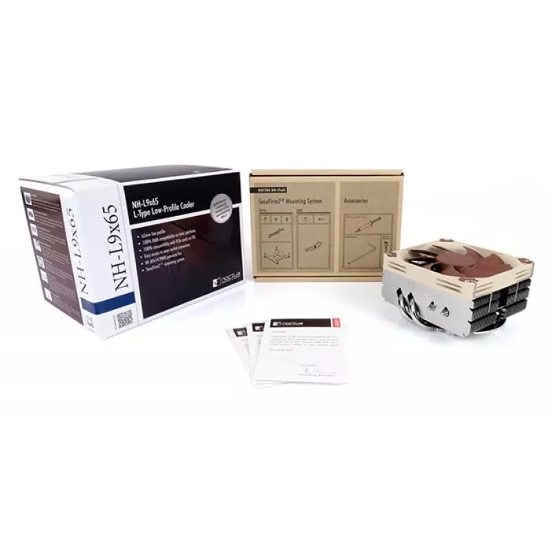 NOCTUA Nh-l9x65 - 65 mm žemo profilio procesoriaus aušintuvas
