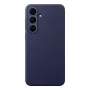 Samsung Kindsuit Faux Leather Dėklas Galaxy S25 FE, 17 cm (6.7 inch), Tamsiai Mėlyna