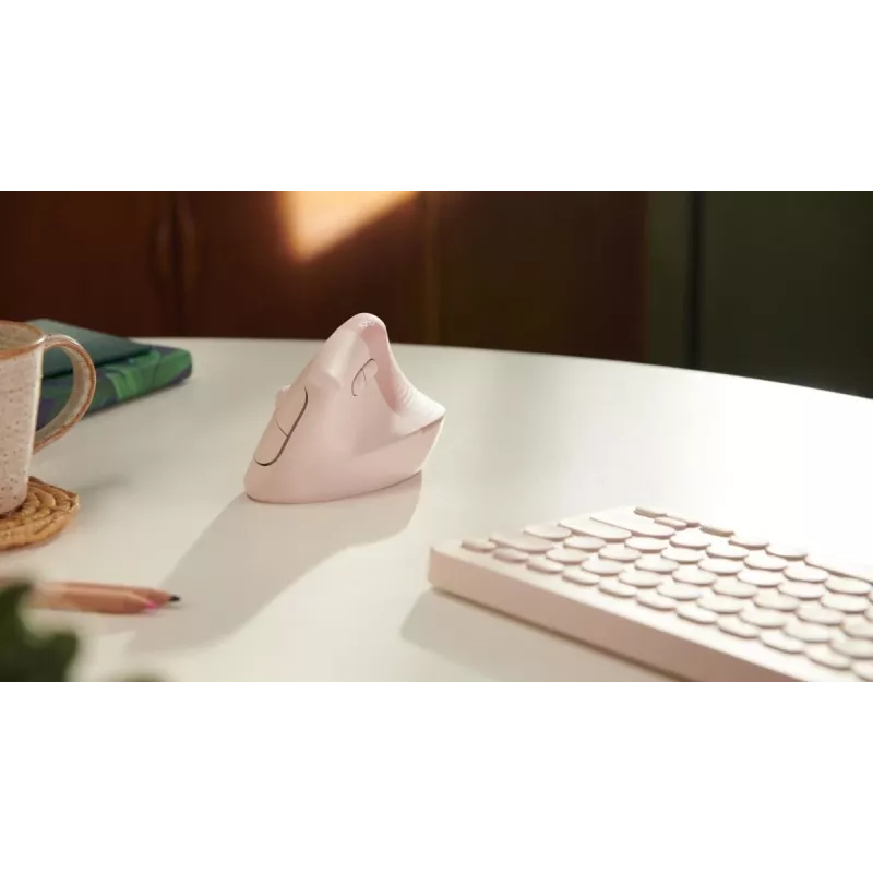 LOGITECH Lift Dešinei Rankai Belaidė Pelė Rožinė / Tamsiai Rožinė