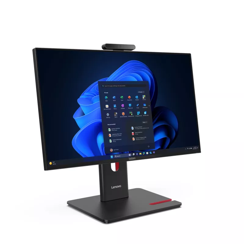 All-in-One kompiuteris Lenovo ThinkCentre M70a Gen 6 – Intel Core Ultra 5 235T, 23,8 col. FHD IPS, 16 GB DDR5, 512 GB SSD, Windows 11 Pro, Wi‑Fi 6E, juodas