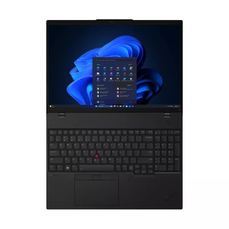 Lenovo ThinkPad L16 Gen 2 (AMD) AMD Ryzen™ 5 PRO PRO 215 nešiojamas kompiuteris 40,6 cm (16 colių) WUXGA 32 GB DDR5-SDRAM 512 GB SSD Wi-Fi 7 (802.11be) Windows 11 Pro juoda